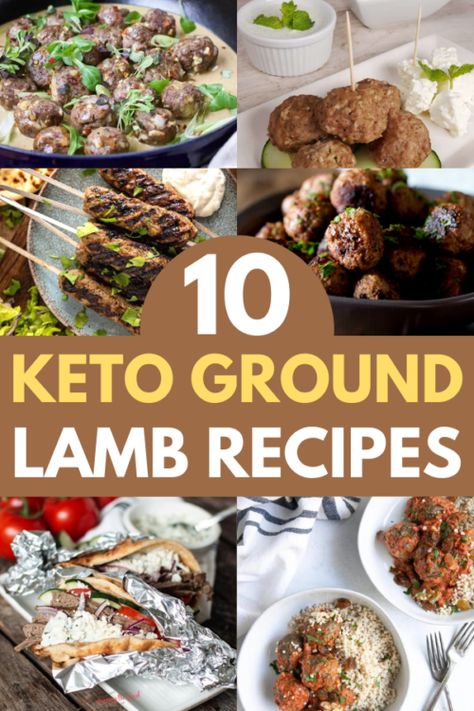 Recipes With Ground Lamb, Ground Lamb Recipes For Dinner, Easy Lamb Recipes, Ground Lamb Recipes, Lamb Casserole, Easy Keto Dinner Recipes, Lamb Dinner, Easy Keto Dinner, Slow Cooker Lamb