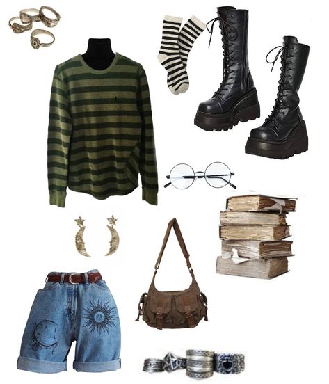 Outfits Aesthetic vintage grunge nerd Soft Grunge Aesthetic Outfits, Nerd Aesthetic Outfit, Outfits Aesthetic Grunge, Soft Grunge Aesthetic, Vintage Grunge, Vintage Soft, Aesthetic Grunge, Aesthetic Vintage, Soft Grunge