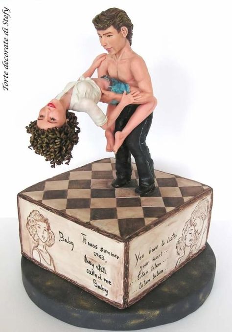 Dirty Dancing Party, Movie Cakes, Beautiful Cake Designs, Sculpted Cakes, Cake Shapes, Painted Cakes, Dirty Dancing, Gorgeous Cakes, Cakes For Boys