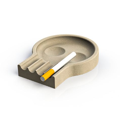 3d Printed Ashtray, Ashtray Design, Ashtray Ideas, Concrete Mold, 3d Printing Business, Clay Crafts Air Dry, Tanah Liat, Concrete Projects, Ash Tray