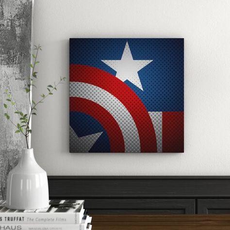 Captain America Canvas Painting, Captain America Canvas, Avengers Painting, Marvel Paintings, Comic Art Sketch, Avengers Captain America, Spongebob Painting, Arte Cholo, Square Art