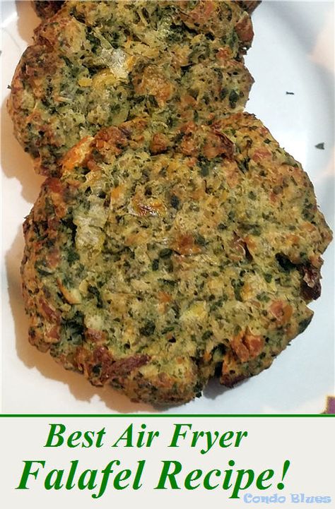 Air Fryer Falafel Recipe, Air Fryer Falafel, Falafel Recipes, Cooking French Fries, Airfryer Recipe, Falafel Recipe, Falafels, Easy Air Fryer, Hamilton Beach