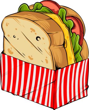 Sandwich Cartoon Drawing, Sandwich Art Drawing, Sandwich Design Ideas, Sandwich Illustration Drawing, Sandwich Drawing Simple, Sandwich Graphic Design, Sandwich Drawing Easy, Sandwiches Pictures, Sandwiches Illustration