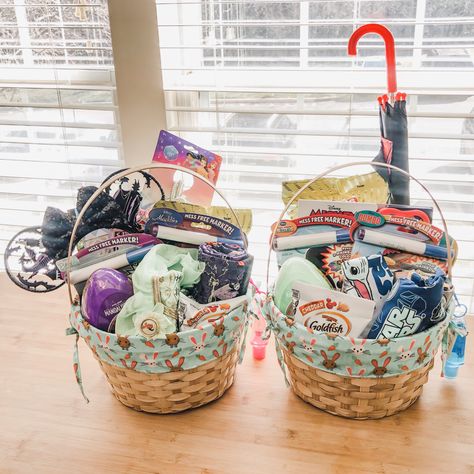 ✨ Disney themed Easter Baskets ✨ These are my daughter and son’s Easter baskets for this year! Since we are going to Disney World at the end of April, I thought this was a perfect way to give them stuff to use days leading up to the trip and during the trip! 🏰 I have linked everything I could! I appreciate all of your support! 💕 🛍 Shop your screenshot of this pic with the @liketoknow.it shopping app http://liketk.it/3bHVM #liketkit #LTKSpring #easterbaskets #easter #disneyeasterbaskets #dis Stanley Easter Basket, Moana Easter Basket, Disney World Gift Basket For Kids, We Are Going To Disney, Themed Easter Baskets, Disney World Easter Basket, Disney Easter Basket, Disney Movie Easter Eggs, Tiana Costume