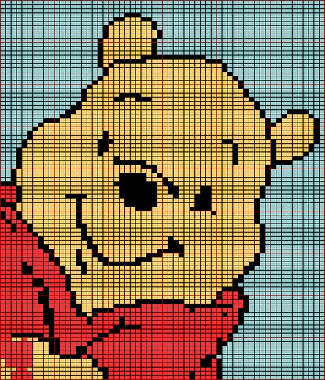 Disney Cross Stitch Patterns, Corner To Corner Crochet, Baby Cross Stitch Patterns, Pixel Crochet, Tapestry Crochet Patterns, Disney Cross Stitch, Cross Stitch Baby, Pixel Pattern, Cross Stitch Cards