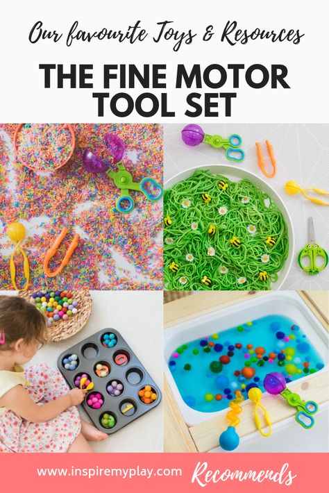 These fine motor tools are designed to strengthen little hands ready for writing, scissors and other fine motor activities. We use them all the time with sensory play, water play and loose parts. You'll also find the dropper brilliant for STEM activities. Click for more info (affiliate link). Sensory Tools, Toddler Sensory, Sensory Development, Loose Parts, Sensory Bin, Water Play, Developmental Toys, Fine Motor Activities, Motor Activities