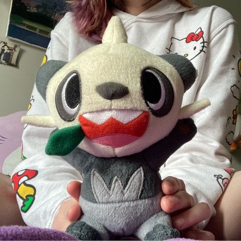 pokémon pancham plushie Plush Icon, Pokemon Plush, Silly Things, Cute Plush, I Love Her, Hot Topic, On Display, My Stuff, Pokemon