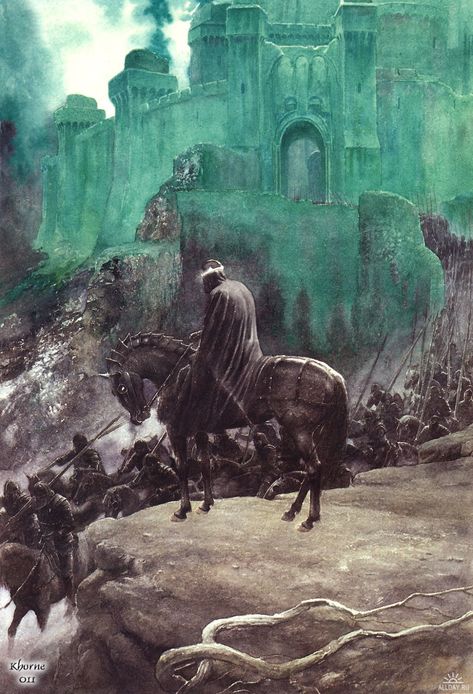 Alan Lee, A Man, Castle, Art