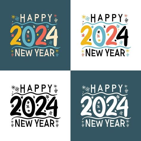 Happy New Year 2024 t-shirt design. typography t-shirt design, New Year Event T-shirt template, and Holiday t-shirt print design. banner or greeting card for Happy New Year Happy New Year 2024 Card Design, T-shirt Print Design, Beautiful Art Paintings, Shirt Template, Typography Tshirt, Shirt Print Design, Banner Design, Happy New, Typography Design