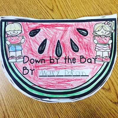 Down By The Bay Printables, Down By The Bay Activities, Down By The Bay Activities Preschool, Rhyming Activities Preschool, Down By The Bay, Rhyming Worksheet, Summer Kindergarten, Jazz Hands, Playground Ideas