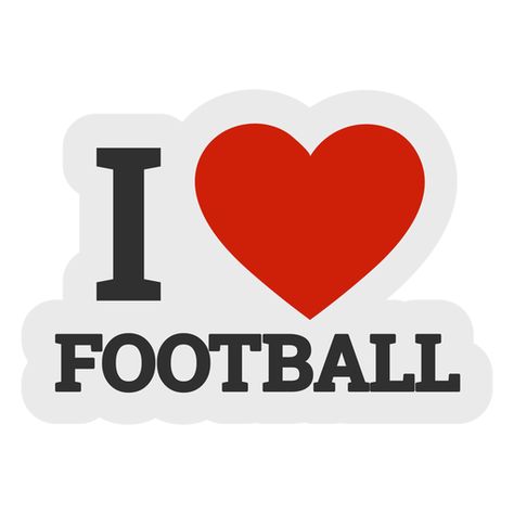 I love football sticker #AD , #AFFILIATE, #AFF, #sticker, #football, #love I Love Football, Sticker Png, Love Football, Football Love, Svg Design, Png Image, I Love, Football, T Shirts