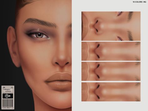 Sims 4 Cc Nose Details, Sims 4 Cc Maxis Match Makeup Contour, Face Contour Sims 4 Cc, Cc Sims 4 Noses, Ts4 Contour Cc, Nose Contour Sims 4, Sims4 Cc Contour, The Sims 4 Cc Patreon Contour, Sims 4 Face Makeup