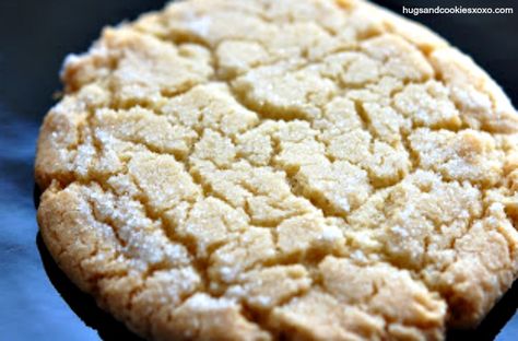 Old Fashioned Jumbo Sugar Cookies - Hugs and Cookies XOXO Old Fashioned Sugar Cookies, Sanding Sugar, Lunchbox Treats, Big Cookie, Brownie Bar, Halloween Desserts, Sugar Cookies Recipe, Cookies Ingredients, Cookie Cake