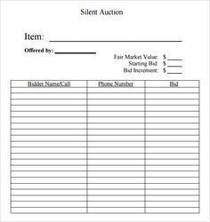 free printable silent auction template | Silent Auction Bid Sheet Templates… | Silent auction bid sheets, Auction bid, Silent auction donations Silent Auction Donations, Silent Auction Bid Sheets, Auction Donations, Sheet Template, Silent Auction, Template Google, Free Printable, Free Printables, Auction