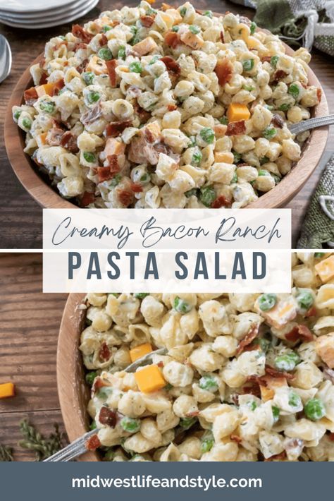 Suddenly Salad, Bacon Ranch Pasta, Bacon Ranch Pasta Salad, Cold Pasta Salad Recipes, Ranch Pasta Salad, Ranch Pasta, Cold Pasta Salad, Bacon Pasta, Cold Salad