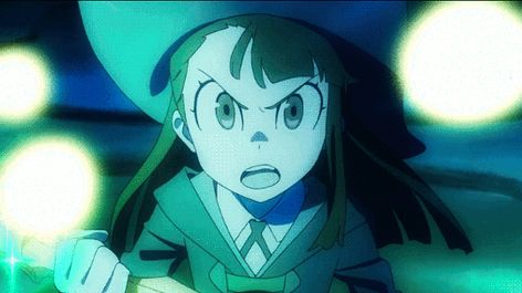 Atsuko Kagari, Profile Banners, Witch Gif, Gif Icons, My Little Witch Academia, Little Witch Academia, Anime Witch, Animation Gif, Witch Girl