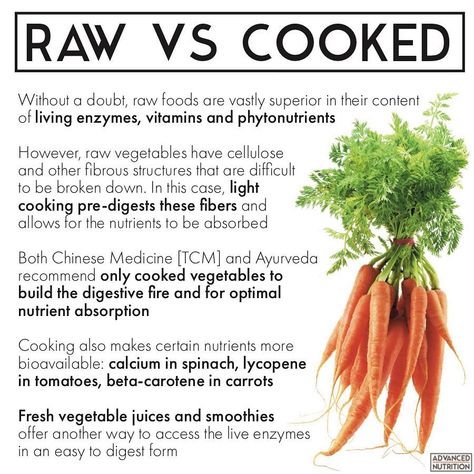 ADVANCED NUTRITION on Instagram: “You are not what you eat but what you absorb! . . . . . #foodismedicine #rawfoods #nutrition #diet #vegan #ayurveda #health #fitness #fit…” Low Stomach Acid, Dark Leafy Greens, Types Of Diets, Raw Diet, Raw Vegetables, Food Sensitivities, Vegetable Juice, All Vegetables, Cooked Vegetables