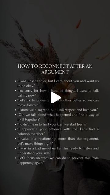 Personal Growth • Self-Help • Self-Improvement on Instagram: "Hey loves! 💕 

We all have those moments where we argue with our loved ones, whether it's our significant other, family member, or friend. But the most important thing is knowing how to reconnect after an argument. 🤝 

It's not always easy, but it's necessary for a healthy and strong relationship. Here are some simple ways to help you reconnect and move past the argument...

Don't let a single argument ruin a beautiful relationship. 🙏🏼 Let's all make an effort to reconnect and strengthen our bonds! 💗 

#reconnect #afterargument #forgiveness #communication #understanding #strongrelationships #spreadlove  #listen #apologize #compassion  #forgiveandforget #loveconquersall #movingforward #rebuildingtrust #fightforlove #friendsh Beautiful Relationship, Rebuilding Trust, Forgive And Forget, Love Conquers All, Hey Love, Lets Try, Healthy Relationship, I Appreciate You, Strong Relationship