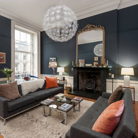 Small Victorian Lounge Ideas, Victorian Living Rooms Ideas, Victorian Contemporary Living Room, Edinburgh Living Room, Modern Victorian Lounge, Georgian Lounge Ideas, Modern Victorian Homes Interior Ideas Living Room, Large Victorian Living Room, Modern Georgian Interiors Living Room