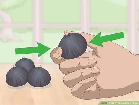 3 Ways to Store Fresh Figs - wikiHow Supple Skin, Fresh Figs, Did You Eat, How To Store, Canning Jars, Fig, Fruit, Texture, Skin