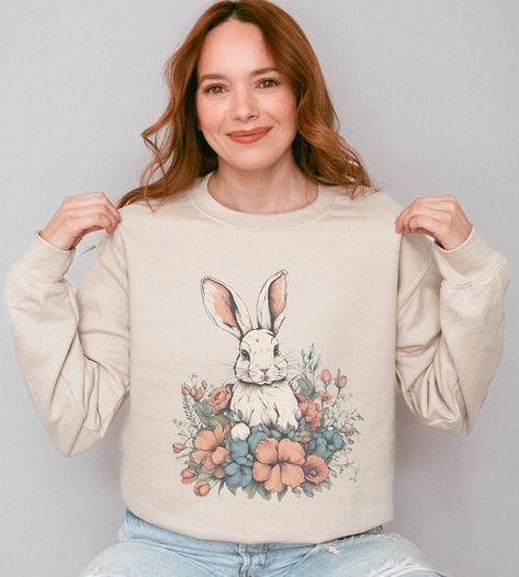 Easter Sweaters, Family Brunch, Easter T Shirts, Custom Sweatshirts, Pastel Hues, Easter Egg Hunt, Comforters Cozy, Spring Floral, Easter Spring