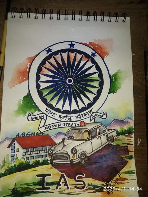 Ias Drawing, Dream Drawing, Creative School Project Ideas, Indian Constitution, Rangoli Designs Diwali, School Project, Cute Little Drawings, Rangoli Designs, School Projects