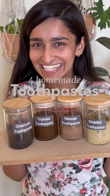 Sheryl Saji Thomas on Instagram: "All natural toothpastes for fresh breath! 🔥 Health of your gums are as much important as the health of your teeth, try to add massaging your gums as a part of your daily dental routine. The below tooth powders can be mixed with coconut oil, sesame oil or water to form the paste like consistency. You can adjust the ingredients to you taste - clove, cardamom, fennel etc. It will take some getting used to if you’re using it for the first time. 🦷Charcoal Toothpas All Natural Toothpaste, Dental Routine, Teeth Remedies, Charcoal Toothpaste, Tooth Powder, Natural Toothpaste, Improve Gut Health, Natural Teeth, Sesame Oil