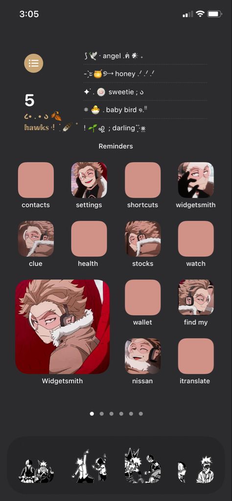 Hawks Aesthetic Icon, Hawks Wallpaper Iphone, Custom Homescreen, Ios Background, Theme Phone, Phone Customization, Iphone Ideas, Widget Ideas, Phone Layouts