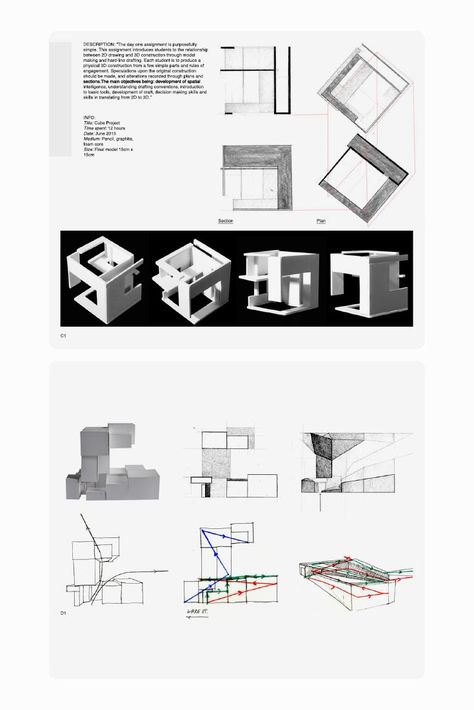 A sample of an architecture school portfolio, showing layouts and content for successful college and university applications Architecture Admission Portfolio, Architectural Student Portfolio, Bartlett Architecture Portfolio, Architecture University Portfolio, Architecture School Portfolio, Harvard Architecture Portfolio, Architecture Application Portfolio, High School Portfolio, Harvard Architecture