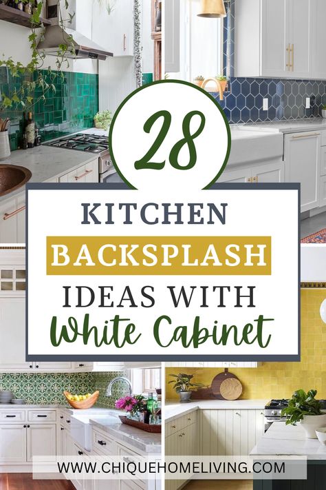 28 Kitchen Backsplash Ideas With White Cabinets 1 28 Kitchen Backsplash Ideas With White Cabinets White Cabinets Kitchen With Backsplash, Tile That Hides Dirt, Contrast Backsplash With White Cabinets, White Kitchen Backsplash With White Cabinets, Kitchen Tiles Backsplash White Cabinets, White Backsplash Tile Ideas, Subway Tile Backsplash Ideas For Kitchen, White Counter Backsplash Ideas, Kitchen Backsplash Off White Cabinets