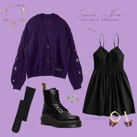 taylor swift outfit mood board with the speak now cardigan Speak Now Cardigan, Outfit Ideas Cardigans, Outfit Mood Board, Taylor Swift Cardigan, Everyday Cosplay, Fairy Outfit, Outfit Cardigan, Taylor Swift Tour Outfits, Taylor Swift Speak Now