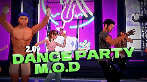 The Sims 4 | MOD: Override Party Dances 2.0v | Patreon The Sims 4 Mod, Tv Workouts, Motion Capture, Sims Mods, Sims 4 Custom Content, Maxis Match, Sims 4 Mods, Dance Party, The Sims 4