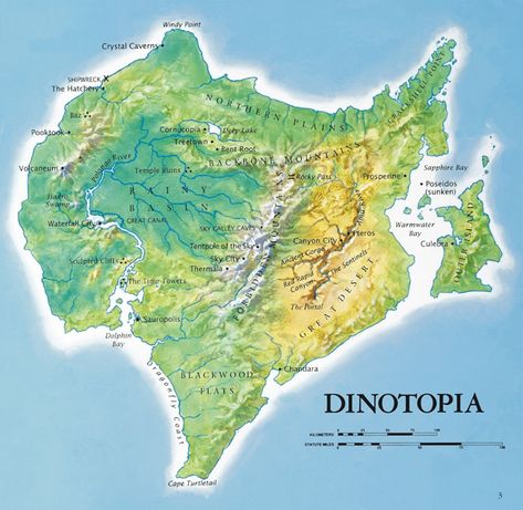 Dinotopia Map - Welcome to Dover Publications  http://store.doverpublications.com/1606600222.html Imaginary Places, James Gurney, Tree Town, Imaginary Maps, Fantasy World Map, Illustration Board, Geography Map, Fantasy Maps, Kid Projects