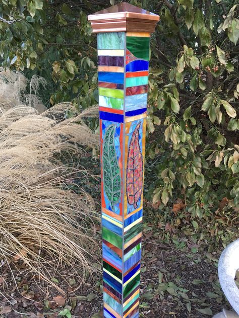 4 new classes added to the Spring schedule! Peace Poles, Peace Pole, Tiffany Glass Art, Garden Totem, Art Pole, Glass Art Design, Garden Totems, Glass Art Pictures, Mosaic Garden Art