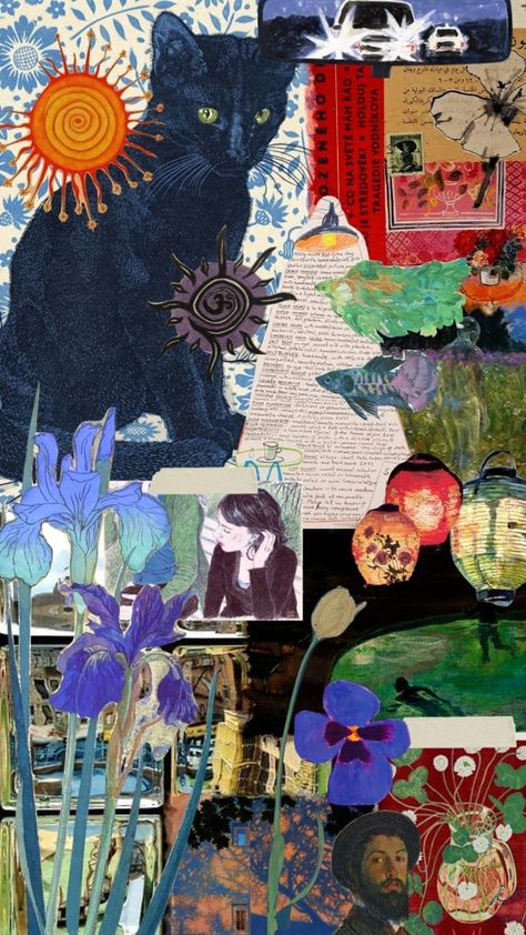 Arte Van Gogh, Arte Inspo, Arte Sketchbook, Dessin Adorable, Art Collage Wall, A Collage, Funky Art, الرسومات اللطيفة, Art Journals