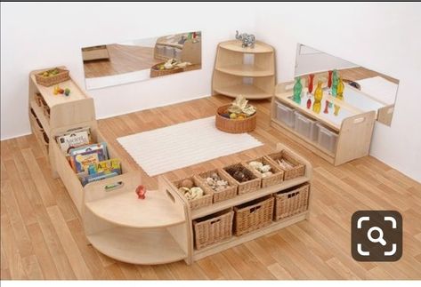 Preschool Room Layout, Playroom Montessori, Discovery Zone, Daycare Decor, Daycare Design, Preschool Rooms, Montessori Playroom, Montessori Room, Classroom Layout