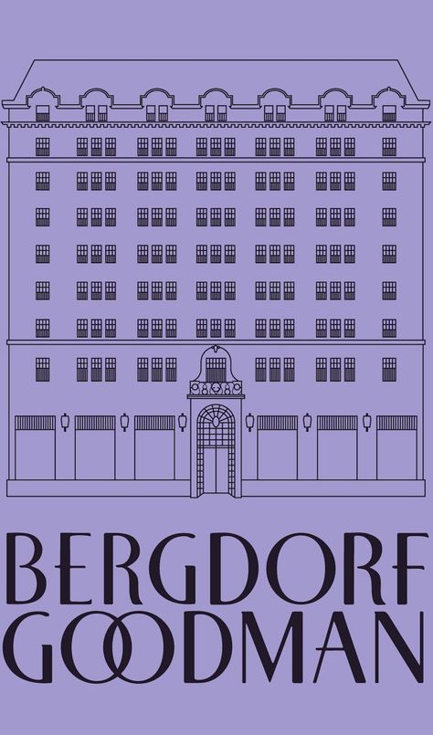 Illustration of Bergdorf Goodman 754 5th Ave, New York, NY | House of Beccaria# Bergdorf Goodman Nyc, Perfume Package, Ny House, Store Concept, The Upper East Side, Perfume Packaging, Rodeo Drive, Upper East Side, City That Never Sleeps