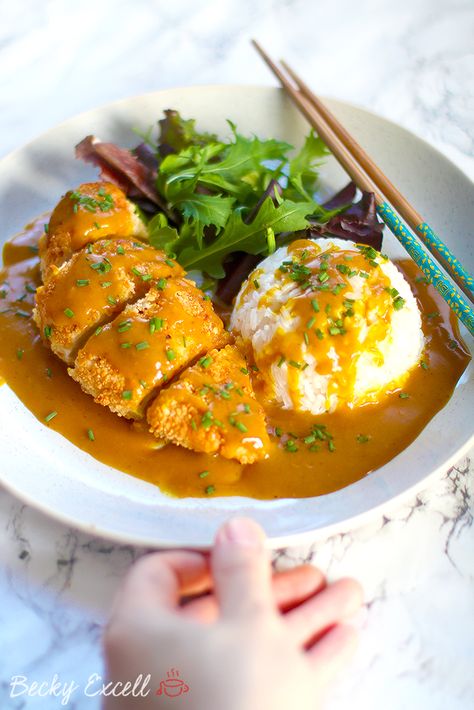 Gluten Free Katsu Curry, Gluten Free Katsu Chicken, Gluten Free Japanese Recipes, Gluten Free Japanese Curry, Gluten Free Japanese Food, Wagamama Recipe, Katsu Curry Recipe, Sweet And Sour Fish, Katsu Curry Recipes