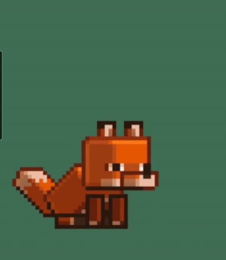 Minecraft Fox Drawing, Minecraft Fox Aesthetic, Minecraft Fox Wallpaper, Minecraft Fox Banner, Minecraft Stimboard, Fox Pen Minecraft, Minecraft Fox Statue, Fox Minecraft, Minecraft Animals