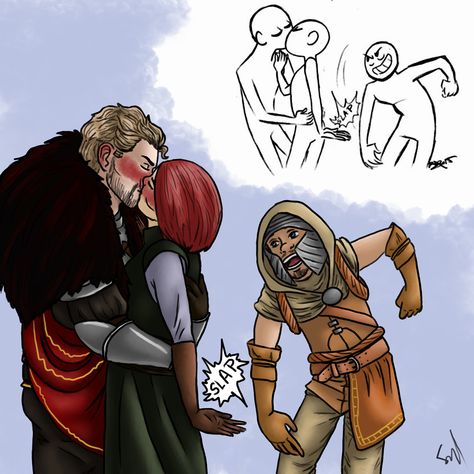 Cullen X Inquisitor, Dragon Age Wallpaper, Mass Effect Comic, Cullen Dragon Age, Dragon Age Comics, Da Inquisition, Cullen Rutherford, Dragon Age Memes, Dragon Age Romance