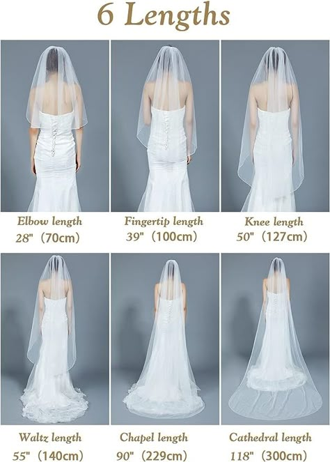 Fingertip length veil