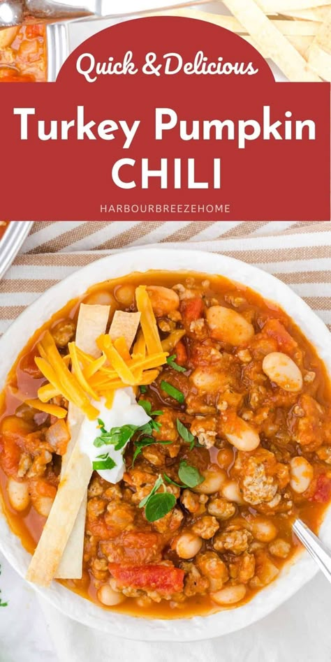 Chili With Rotel, Best Ever Turkey, Spicy Pumpkin Soup, Easy Soup Recipe, Turkey Pumpkin Chili, Pumpkin Chili Recipe, Pumpkin Turkey, Turkey Pumpkin, Pumpkin Recipes Easy