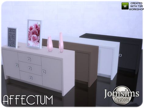 Furniture Cc, Malm Dresser, Black Dresser, Sims 4 Bedroom, Black Dressers, Bedroom Drawers, Sims 4 Cc Makeup, Dresser Furniture, Modern Dresser