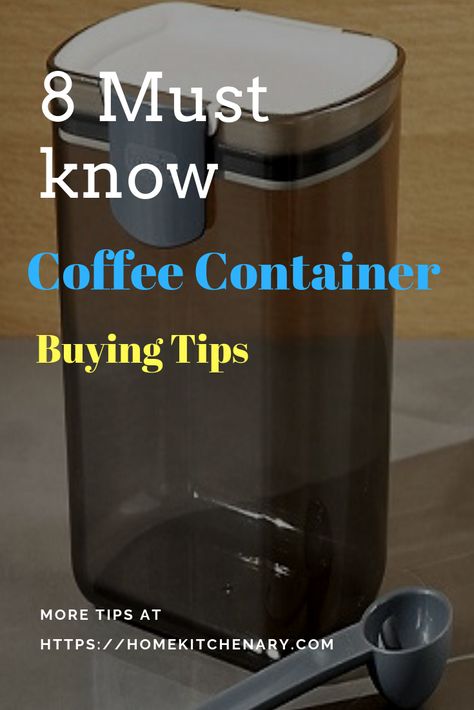 Are you on a hunt for a new coffee container? If so, do you know what to look for? Knowing how to store coffee beans is crucial in keeping them fresh for a long time. Here is the detail of 8 Must know Coffee Container Buying Tips. Coffee Container Ideas Storage, Coffee Bean Container, Coffee Container Ideas, Makeup Storage Small Bathroom, Coffee Bean Storage, Coffee Storage Containers, Makeup Storage Containers, Makeup Quotes Funny, Coffee Maker With Grinder