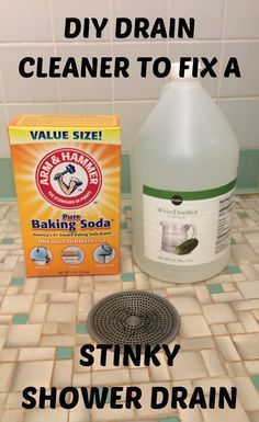 Smelly Shower Drain, Shower Drain Cleaner, Shower Drain Smell, Clean Shower Drain, Hair Clogged Drain, Diy Drain Cleaner, Smelly Drain, Homemade Drain Cleaner, Unclog Bathtub Drain