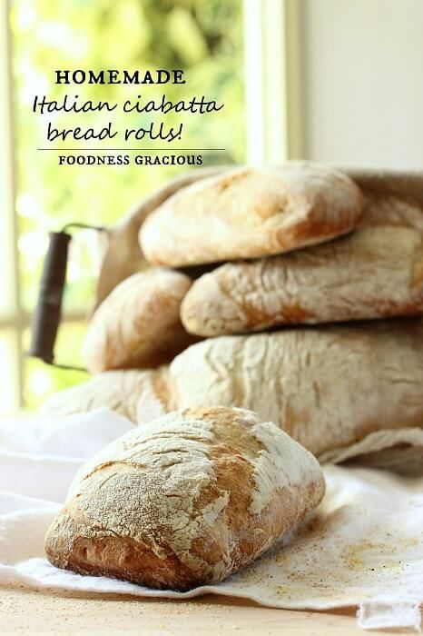 Homemade Ciabatta, Bread Burger, Homemade Ciabatta Bread, Perfect Sandwich, Loaves Of Bread, Bread Rolls Recipe, Breaking Bread, Biscuit Rolls, Ciabatta Bread