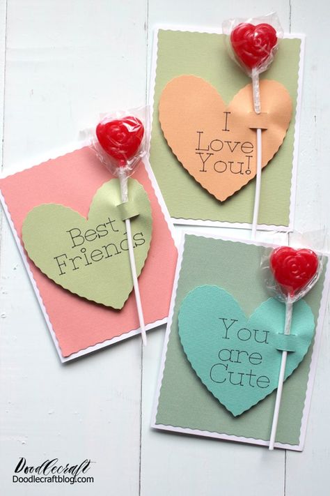 Valentine Crafts Diy, Emoji Valentines, Cute Valentines Card, Conversation Hearts, Diy Valentines Crafts, Valentine's Day Cards, Cards Birthday, Heart Cards, Fun Crafts For Kids