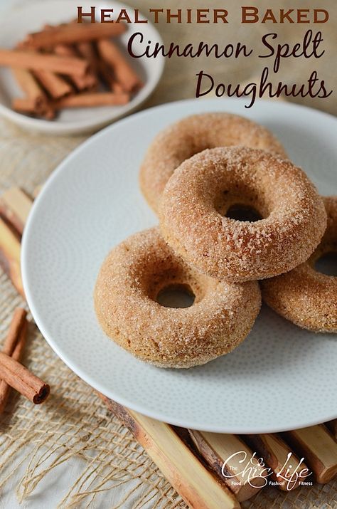 Spelt Flour Recipes, Spelt Recipes, Doughnuts Recipe, Spelt Flour, Doughnut Recipe, Baked Donuts, Flour Recipes, Baking Flour, Donut Recipes