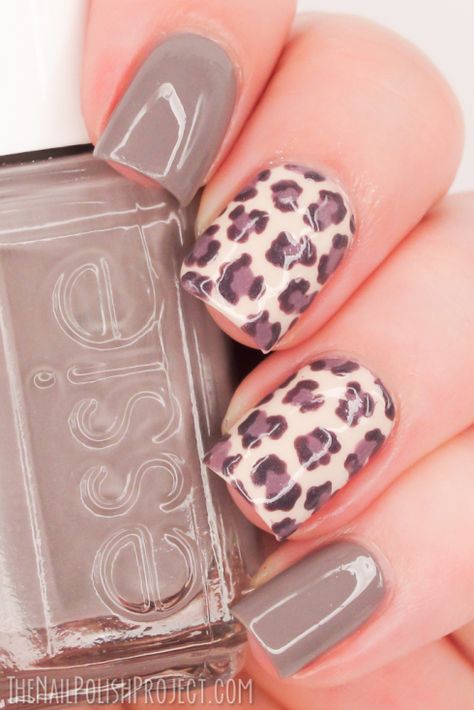 Muted Leopard Print Uñas Animal Print, Unghie Nail Art, Leopard Print Nails, Manicure Gel, Animal Print Nails, Nails Polish, Get Nails, Hot Nails, Fabulous Nails