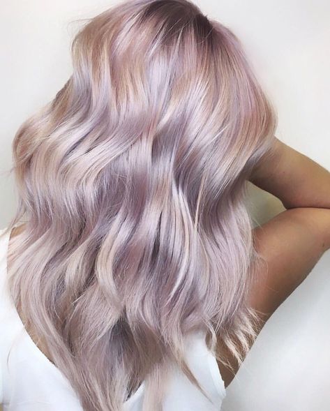 Pink pearl formula by @cassiskovic using @KenraProfessional // #kenra #kenracolor 🎀 Pretone with SV + VP Rapid Toner Formula Dusty Rose Hair, Beige Blond, Summer Hair Trends, Cotton Candy Hair, Candy Hair, Lilac Hair, Lavender Hair, Looks Party, Rose Hair